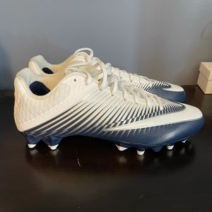 Nike Vapor Football Cleats Size 12 White/Navy